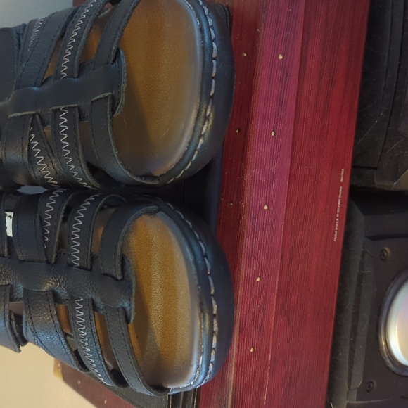 New With Tags Women's Skechers Luxe Form Slip On Wedge Sandals Black Sz 7 - Picture 12 of 16